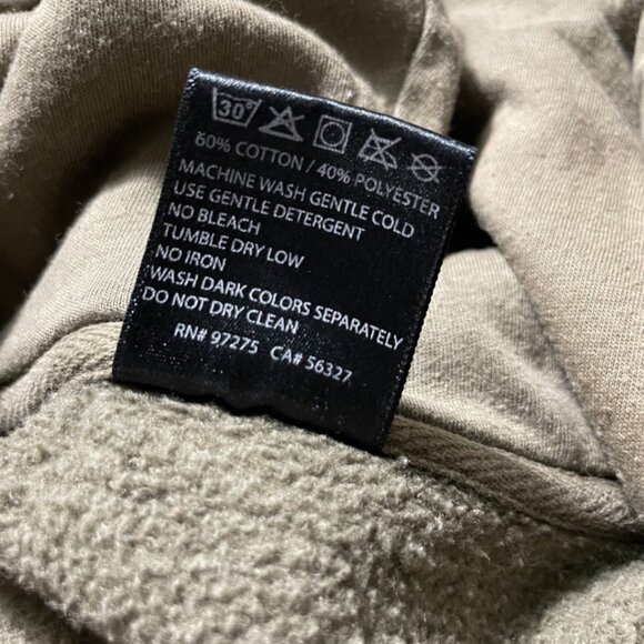 Fox Zip-up Hoodie - Hunter Green M - Picture 5 of 9